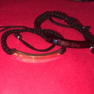 His and hers bracelet set